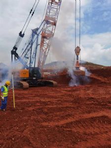 云南昆明强夯公司工地施工